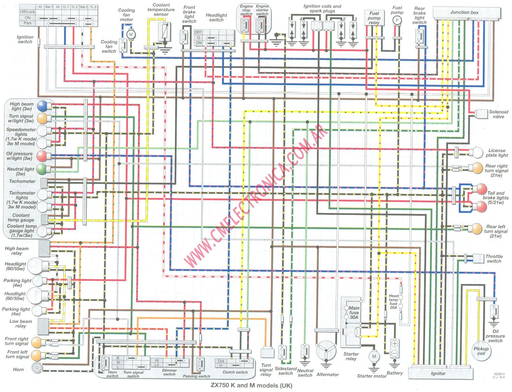 1990 Kawasaki Zxr 750 Wiring Diagram - Wiring Diagram ...