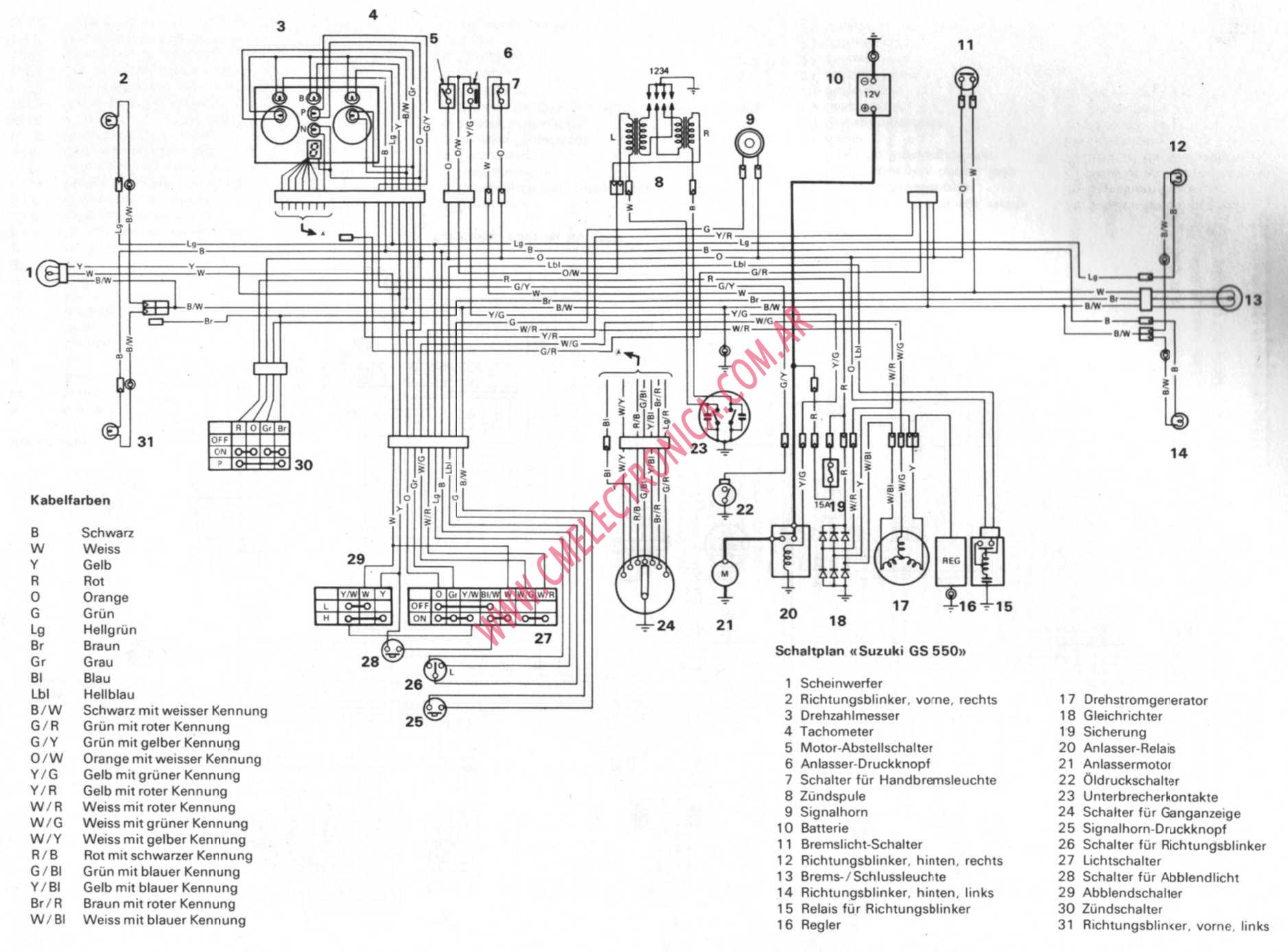 1981 Suzuki Gs450 Wiring Diagram from www.cmelectronica.com.ar