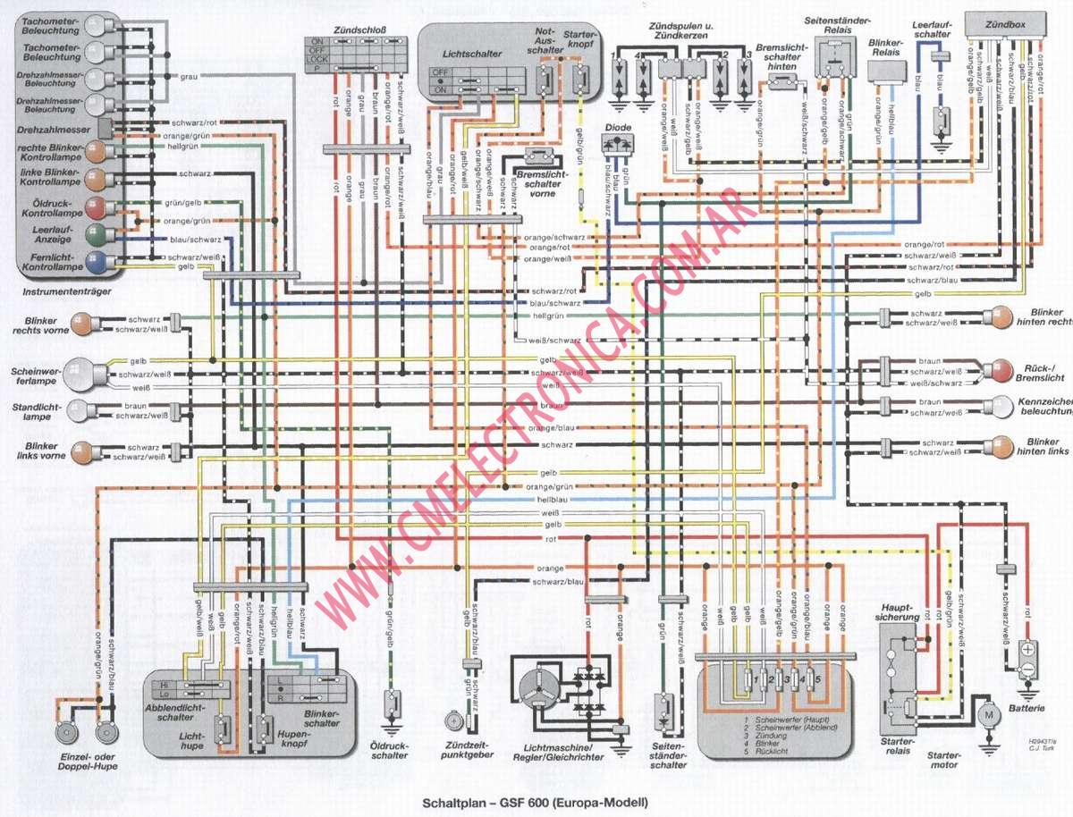 Suzuki Gsx 750 Wiring Diagram - Complete Wiring Schemas