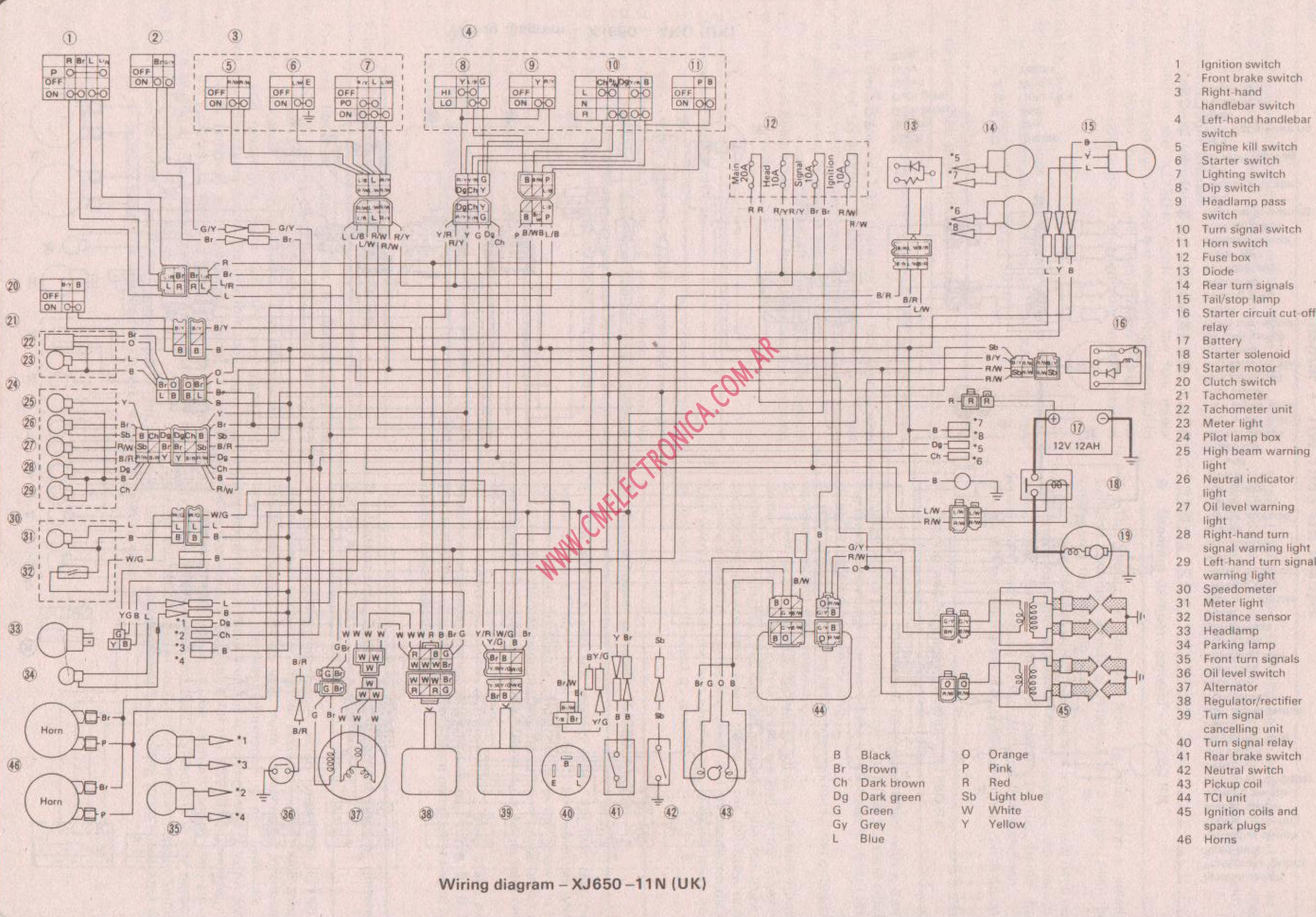 1983 Yamaha Xj650 Maxim Wiring Diagram - Wiring Diagram