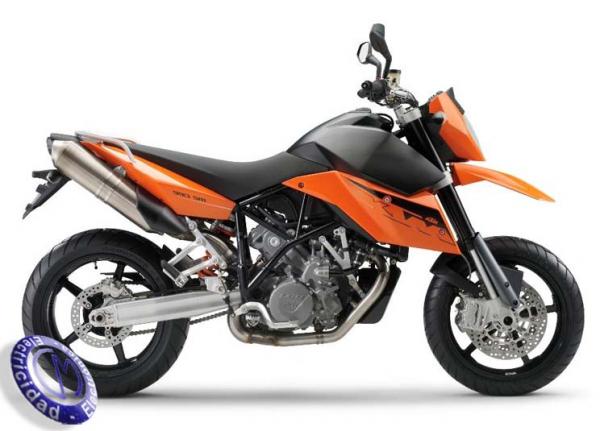 MOTOCICLETA KTM modelo 990,SUPERMOTO