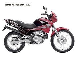 MOTOCICLETA HONDA modelo NX400,FALCON