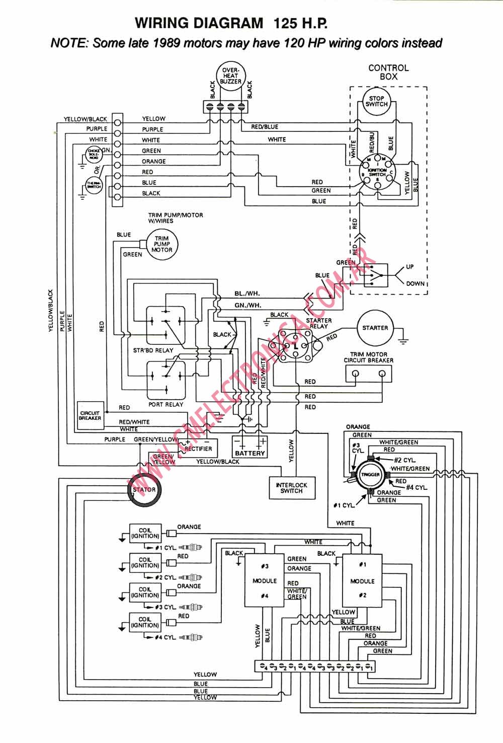 CHRYSLER FORCE 125HP THRU89 ENG