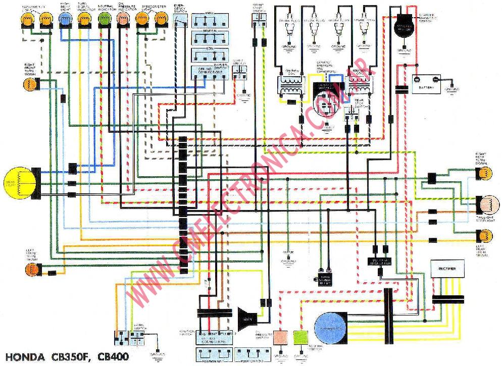 Diagrama Honda Cb350f Cb400